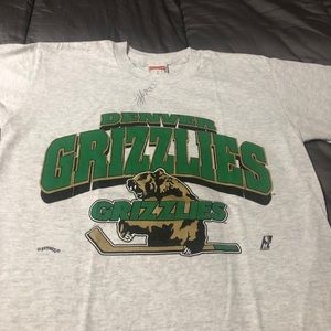 SIGNED Vintage Denver Grizzlies Shirt